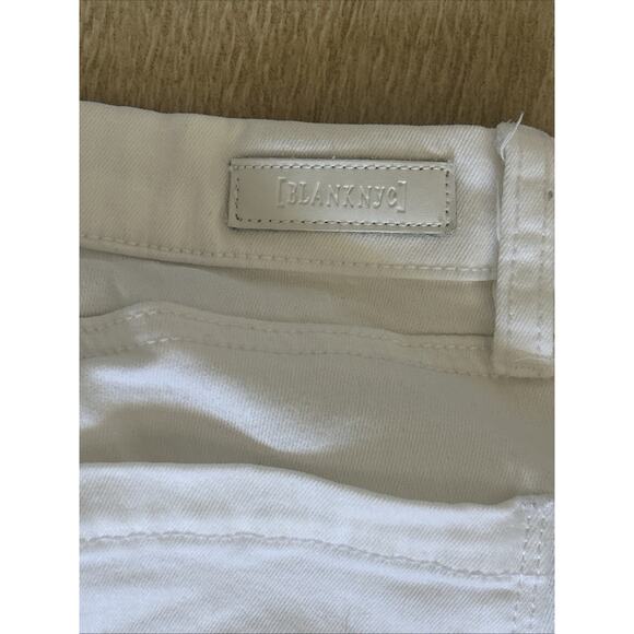 Blank NYC Jeans Women’s Size 27 (27x29) White Stretch Comfort Skinny - Picture 4 of 6